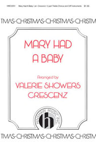 Mary Had a Baby Two-Part choral sheet music cover Thumbnail